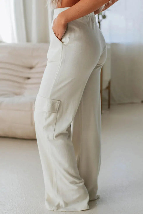 'Cleo' Drawstring High Waist Pants - Celes Fashion